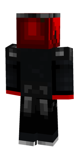 Black skin: body, back render