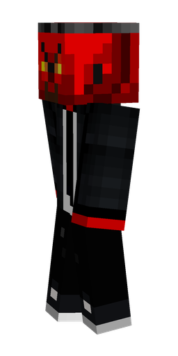 Black skin: body, left side render
