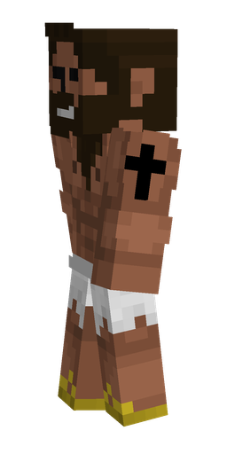 Black skin: body, left side render