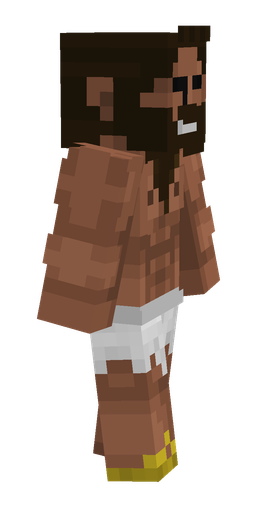 Black skin: body, right side render