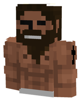 Black skin: bust render
