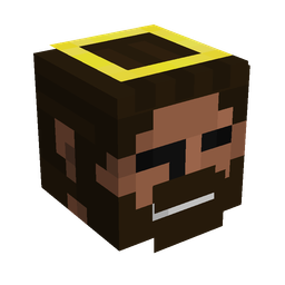 Black skin: head render