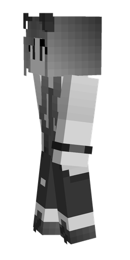 Black skin: body, left side render