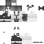 Black skin: raw texture render