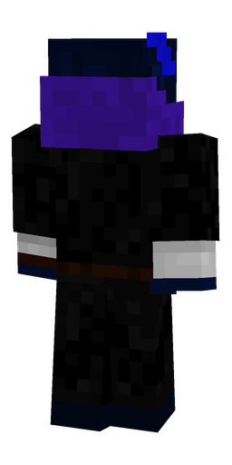 Black skin: body, back render