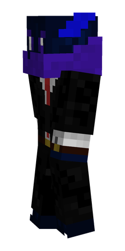 Black skin: body, left side render