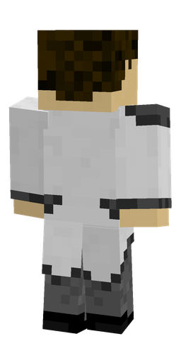Black skin: body, back render
