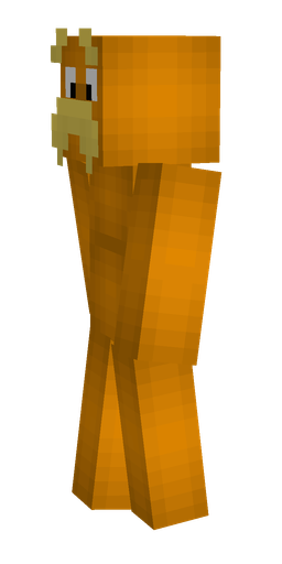 Brown skin: body, left side render