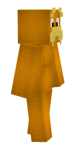 Brown skin: body, right side render