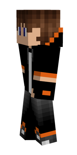 Black skin: body, left side render