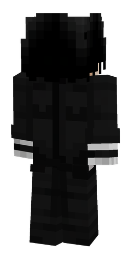 Black skin: body, back render