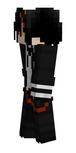 Black skin: body, left side render