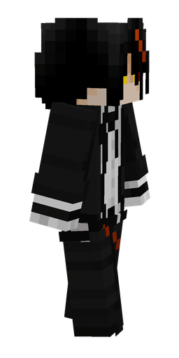 Black skin: body, right side render