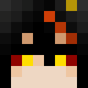 Black skin: face render