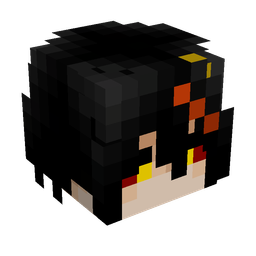 Black skin: head render