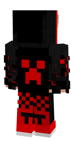 Black skin: body, back render