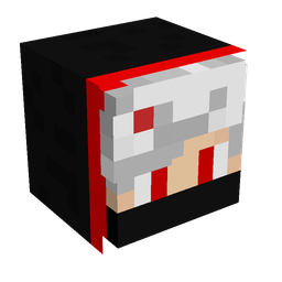Black skin: head render