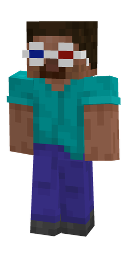 Blue skin: body, front render
