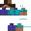Blue skin: raw texture render