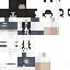 Black skin: raw texture render