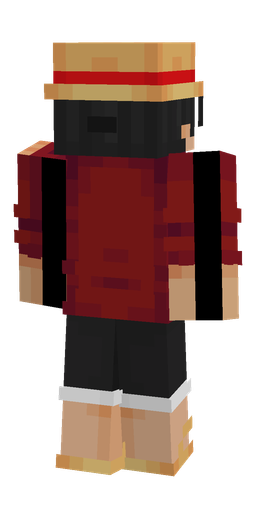 Black skin: body, back render