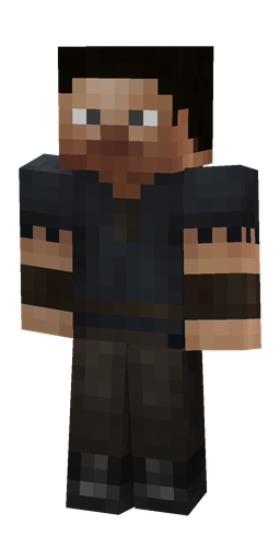 Black skin: body, front render