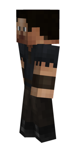 Black skin: body, left side render