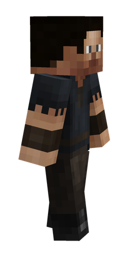 Black skin: body, right side render