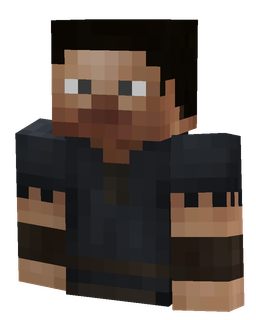 Black skin: bust render