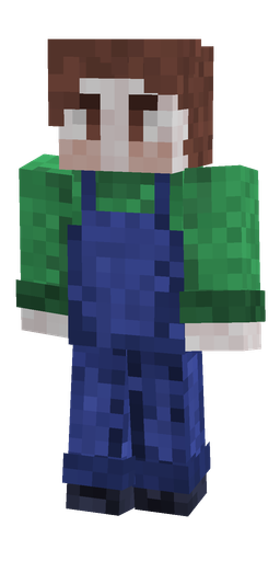 Blue skin: body, front render
