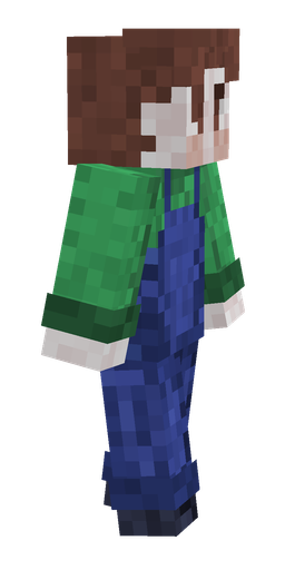 Blue skin: body, right side render