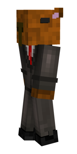 Black skin: body, left side render