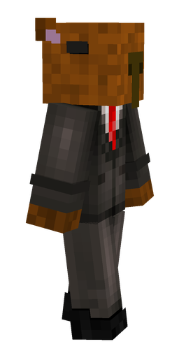 Black skin: body, right side render