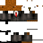 Black skin: raw texture render