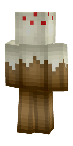 Brown skin: body, back render