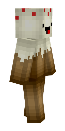 Brown skin: body, right side render