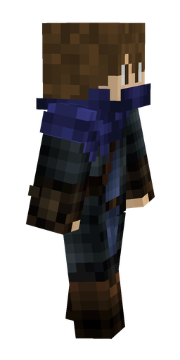 Black skin: body, right side render