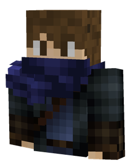 Black skin: bust render