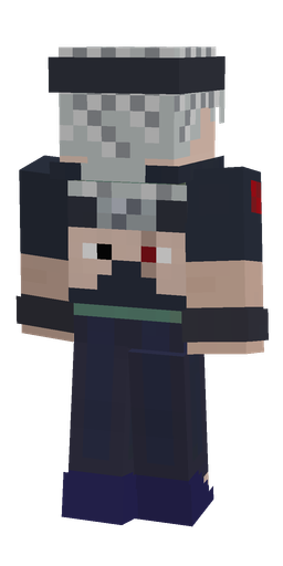 Blue skin: body, back render