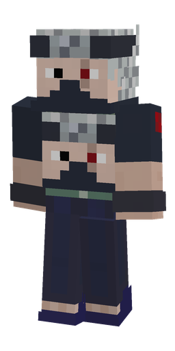 Blue skin: body, front render