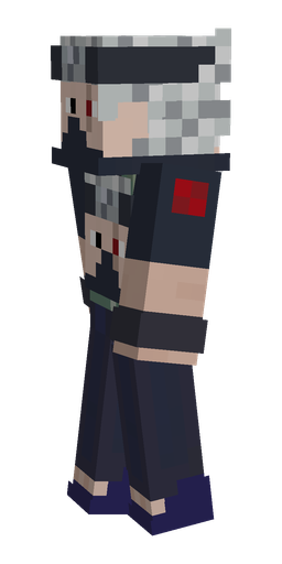 Blue skin: body, left side render