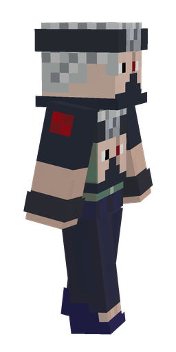 Blue skin: body, right side render