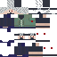 Blue skin: raw texture render