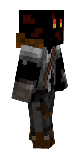 Black skin: body, right side render