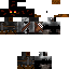 Black skin: raw texture render
