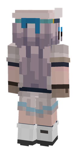 Gray skin: body, back render