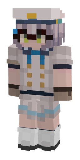 Gray skin: body, front render