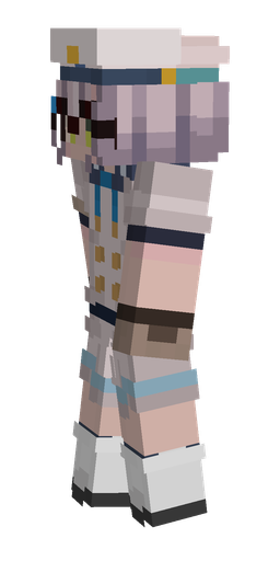 Gray skin: body, left side render