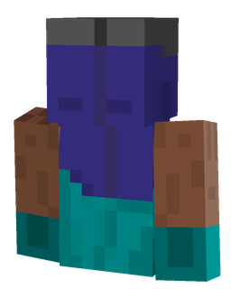 Blue skin: bust render