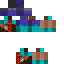 Blue skin: raw texture render